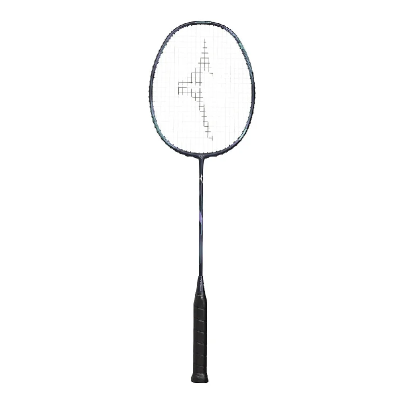 Badminton Racket With Modern Tech-Mizuno Acrospeed 6 4U/G6 Badminton Racket [Black/Purple]