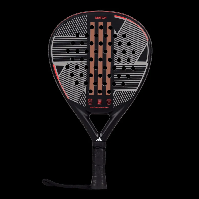 Tennis Racket For Strength Training-ADIDAS MATCH 3.3 BLACK/RED ADRK5GA0