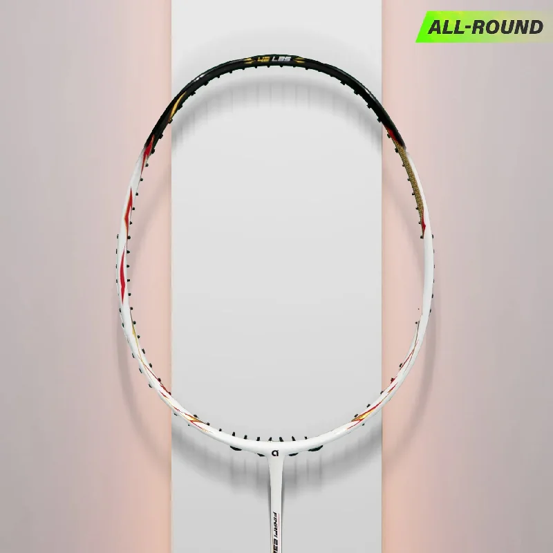 Badminton Racket For School Teams-Apacs Finapi 232 Reborn White Badminton Racket