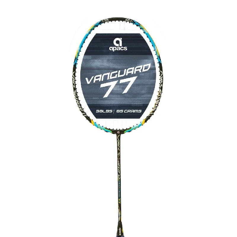 Badminton Racket With Stiff Frame-APACS Vanguard 77 Badminton Racket