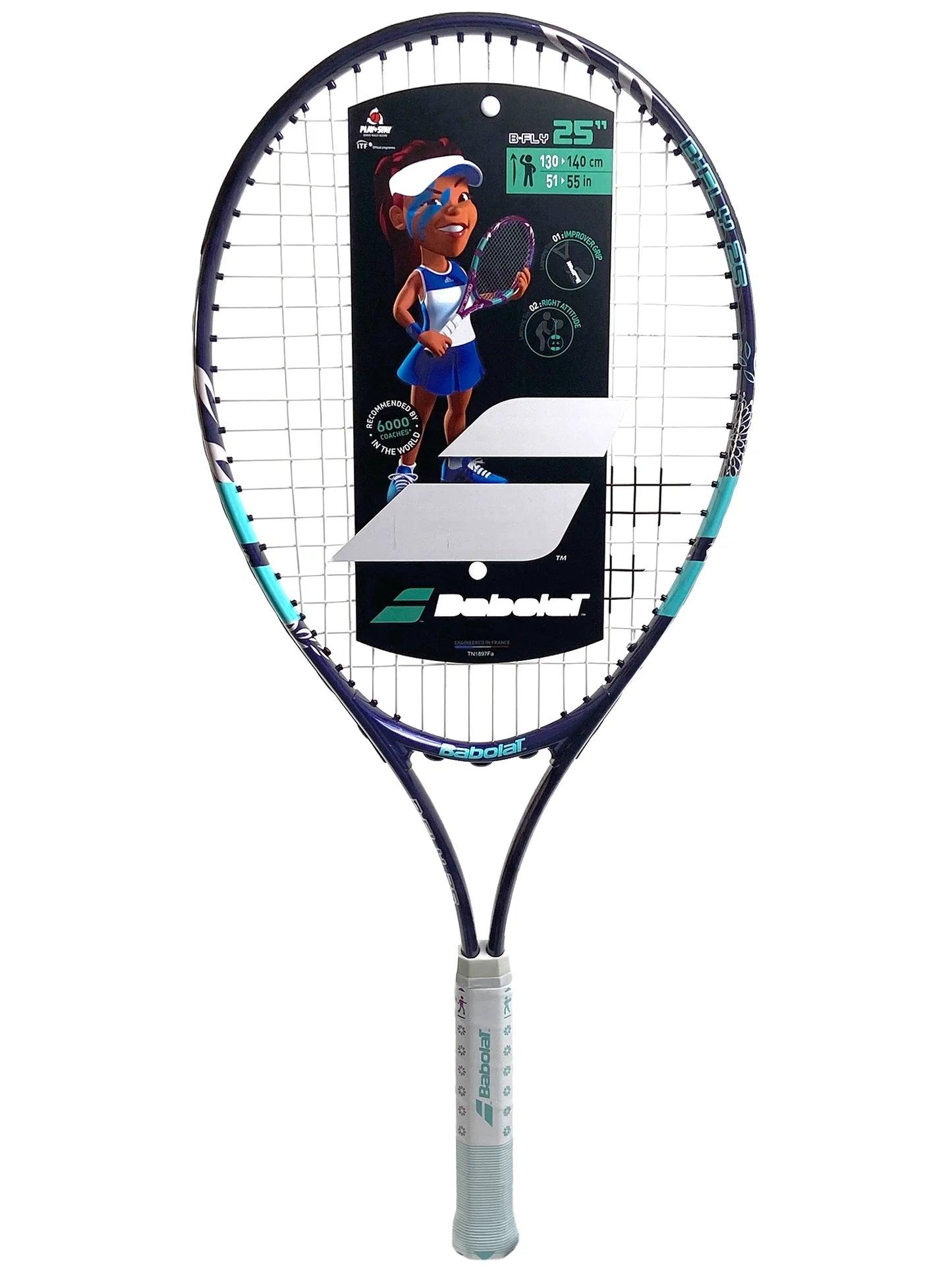 Tennis Racket For Fitness Goals-BABOLAT B'FLY 25 - STRUNG