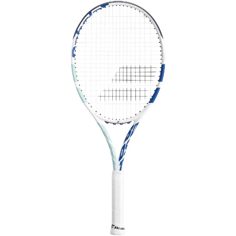 Tennis Racket With Celebration Art-Babolat Boost Drive White Tennis Racket