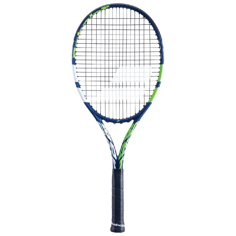 Tennis Racket With Team Branding-Babolat Boost Drive Tennis Racket - Blue/Green/White