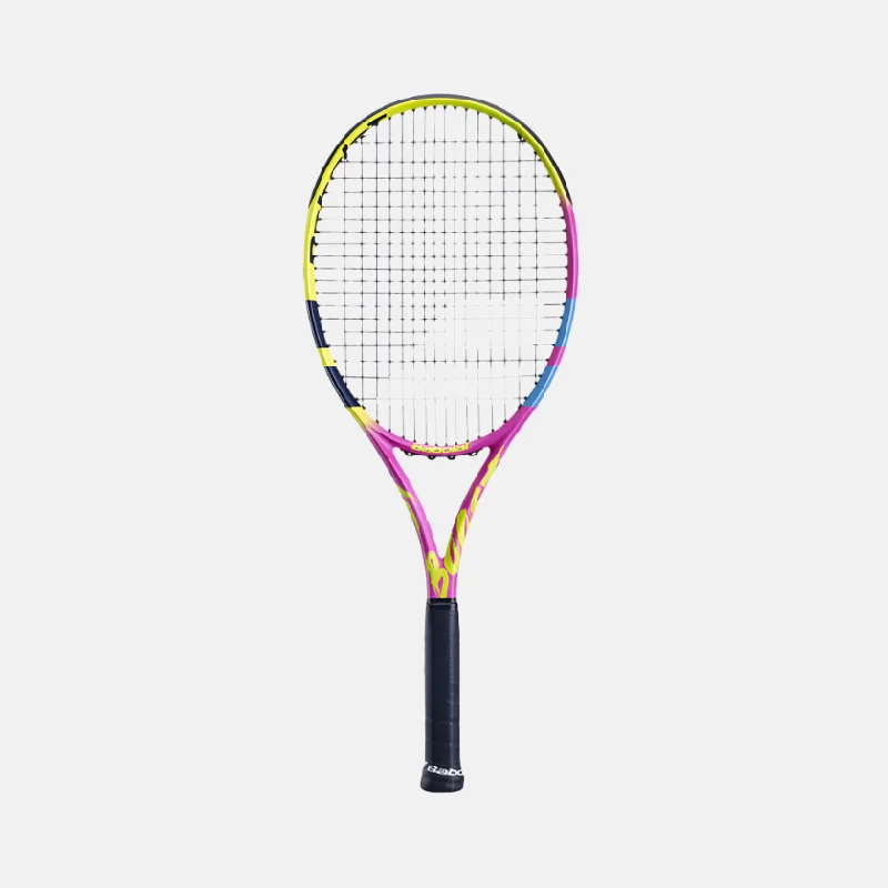 Tennis Racket For Budget Buyers-Babolat Boost Rafa2 Strung Tennis Racquet -Yellow/Pink/Blue