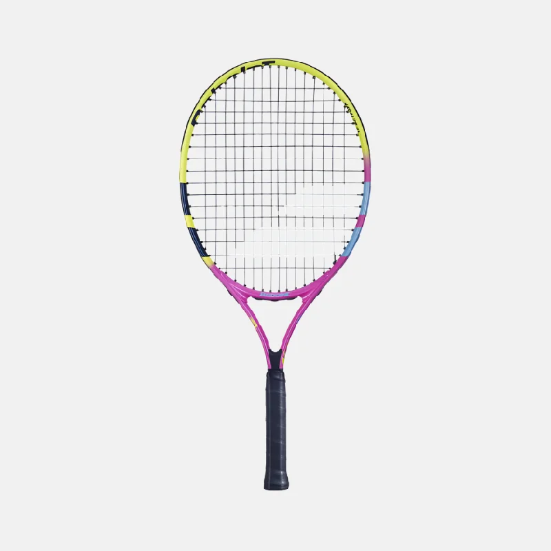 Tennis Racket With Lightweight Grip-Babolat Nadal Junior 23 Tennis Racquet -Yellow/Pink/Blue