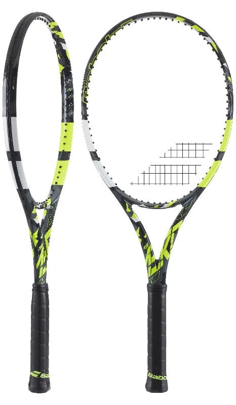 Tennis Racket With Friend Matchups-Babolat Pure Aero 2023 (300 Grams) Tennis Racket Grip3