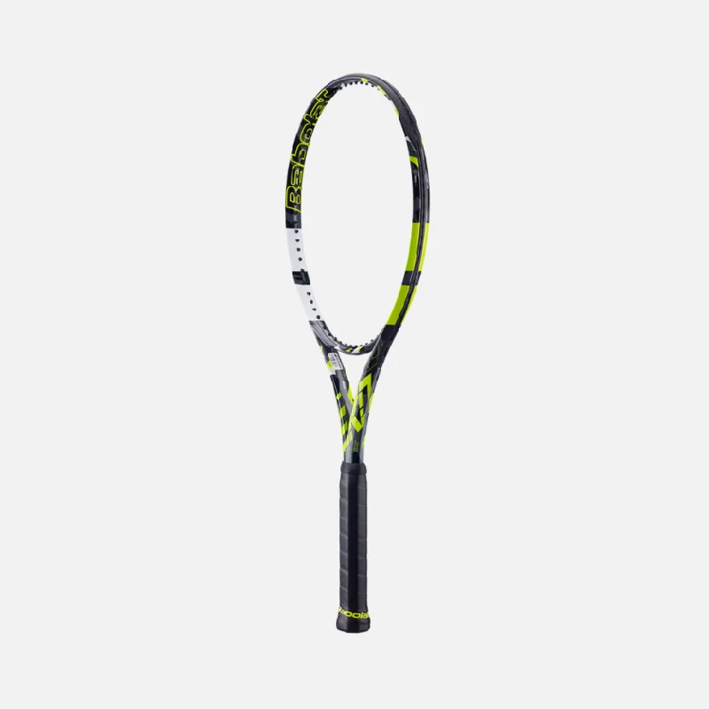 Tennis Racket With TikTok Fame-Babolat Pure Aero+Unstrung Tennis Racquet -Gray/Yellow/White