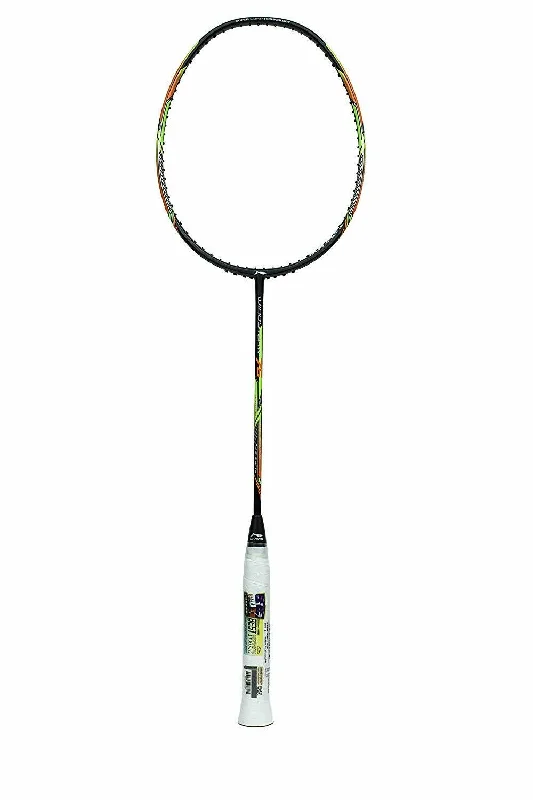 Badminton Racket With Stylish Case-LI-NING Windstorm 76 Black Badminton Racket