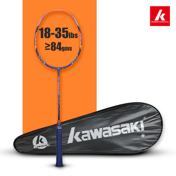 Badminton Racket For All Levels-Kawasaki High Tension G30 Untstrung Badminton Racket - 4U