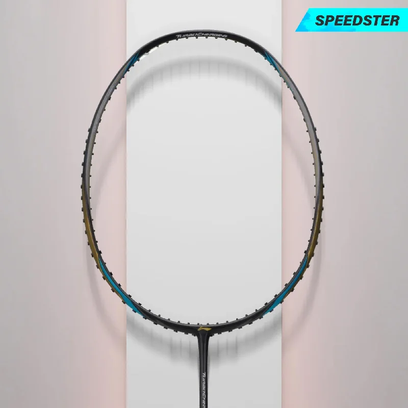 Badminton Racket With Artisan Craft-Li-Ning Windstorm 74 (Blue+Gold) Badminton Racket