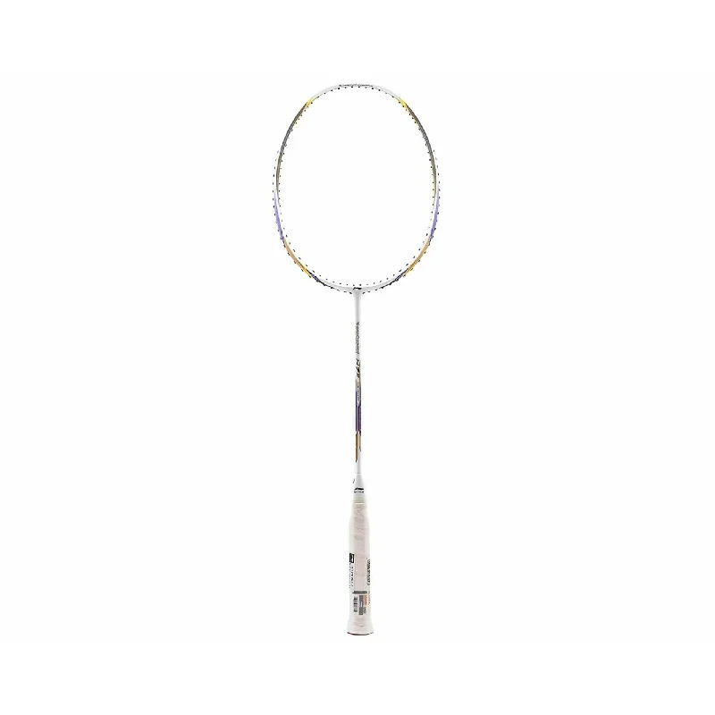 Badminton Racket With Eco-Friendly Materials-LI-NING TurboCharging N7 II White Badminton Racket - Unleash Power and Precision