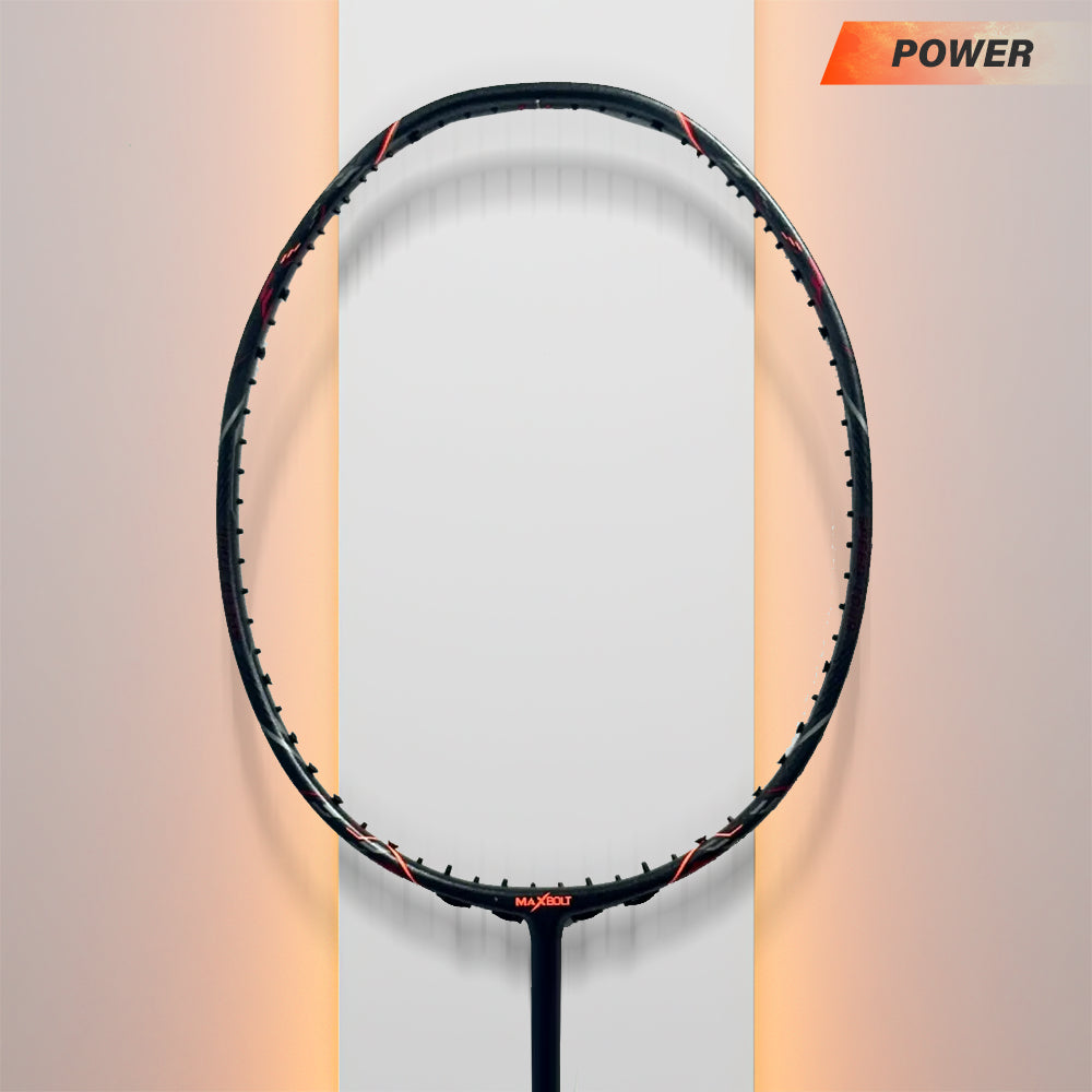 Badminton Racket With Fall Tones-Maxbolt Gallant Speed Slim Badminton Racket (Grey)