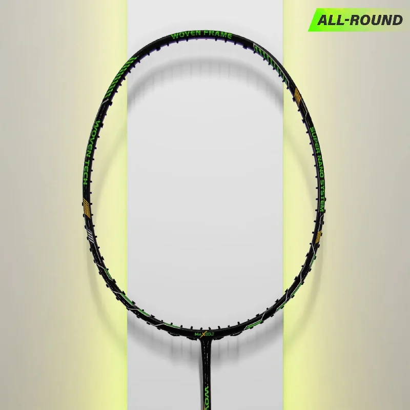 Badminton Racket With Small Town Charm-Maxbolt Woven Tech 60 Green/Black Badminton Racket