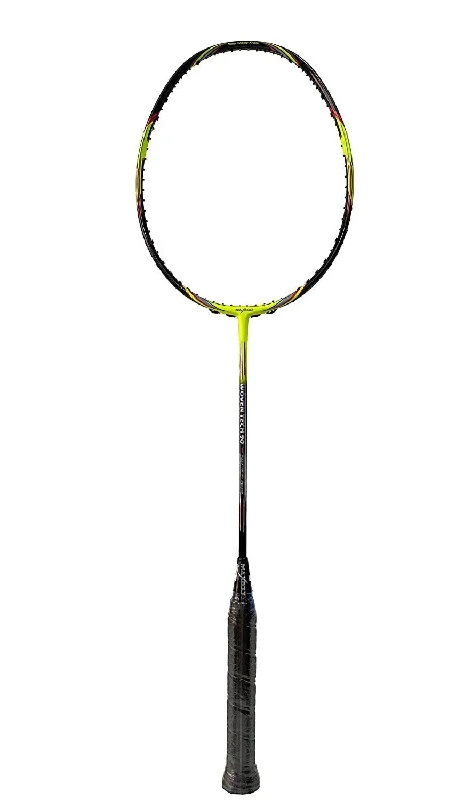 Badminton Racket With Celebrity Use-Maxbolt Woven Tech 90 Badminton Racket - Neon Green