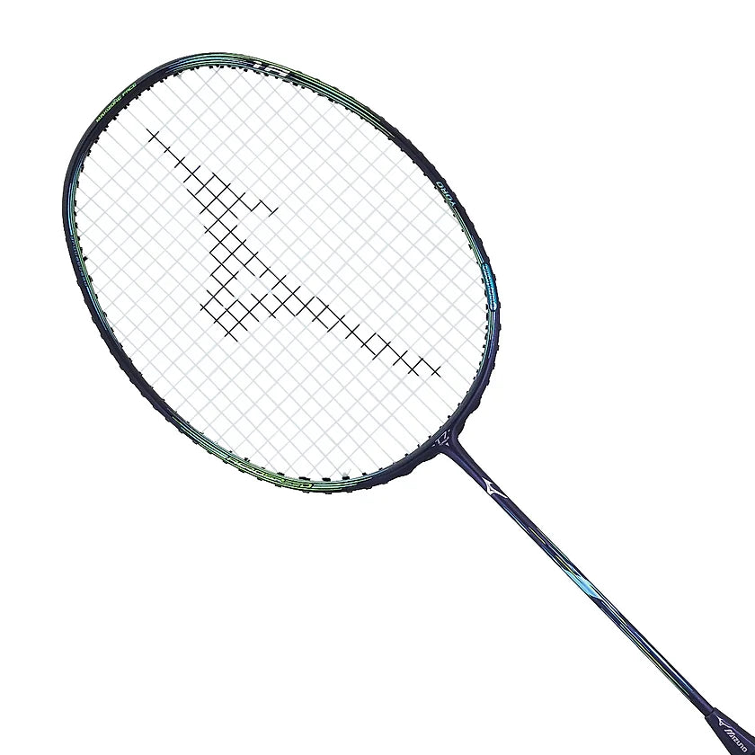 Badminton Racket For High School Players-Mizuno Acrospeed 1 Accel Badminton Racket [Black/Blue]