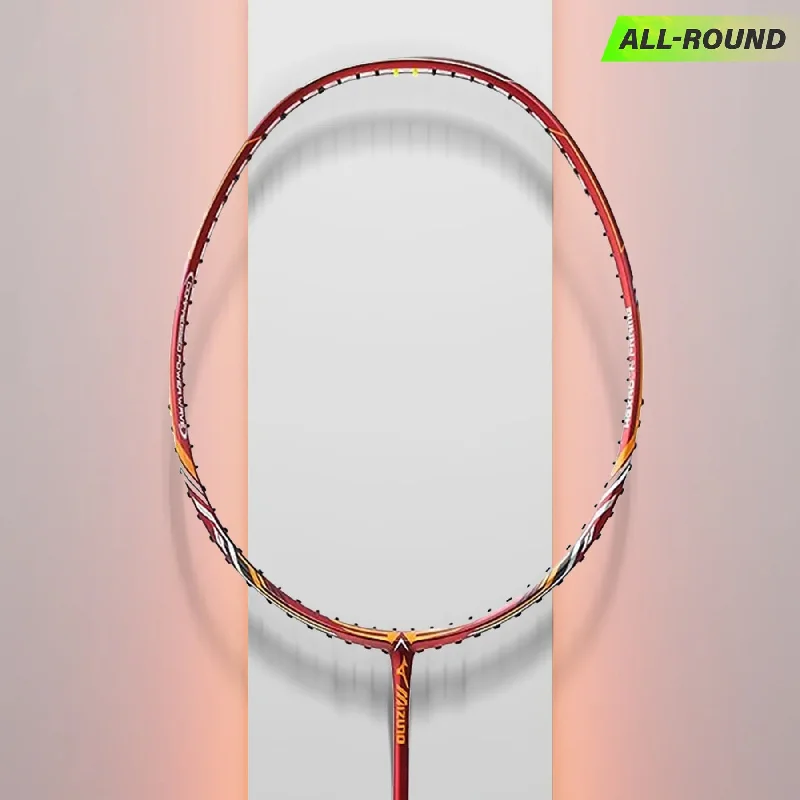 Badminton Racket For Player Comfort-Mizuno Carbosonic 79 Red Badminton Racket