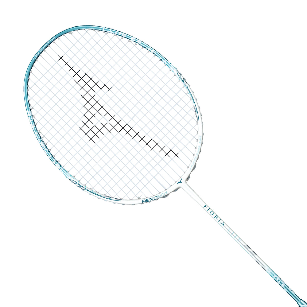 Badminton Racket For Quick Reflexes-Mizuno FIORIA LITE Badminton Racket [Turquoise Mist]