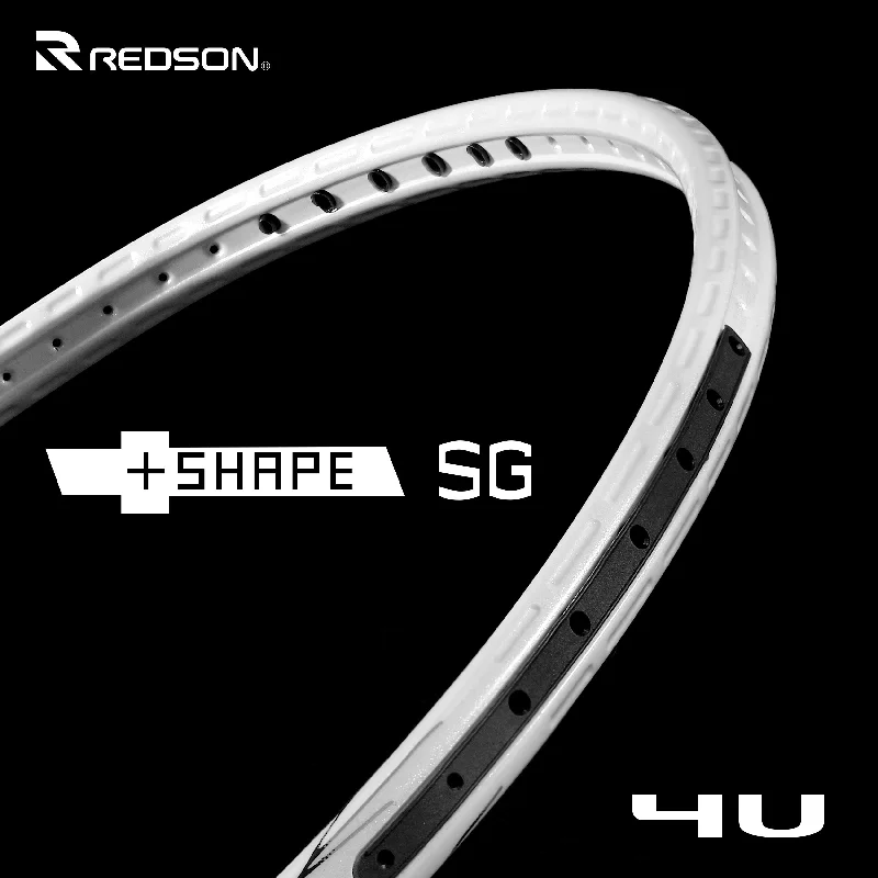 Badminton Racket For Instagram Pics-Redson Shape SG Badminton Racket [White]