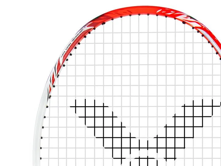 Badminton Racket With Fan Support-Victor Thruster K Ryuga Badminton Racket [Flame Red]