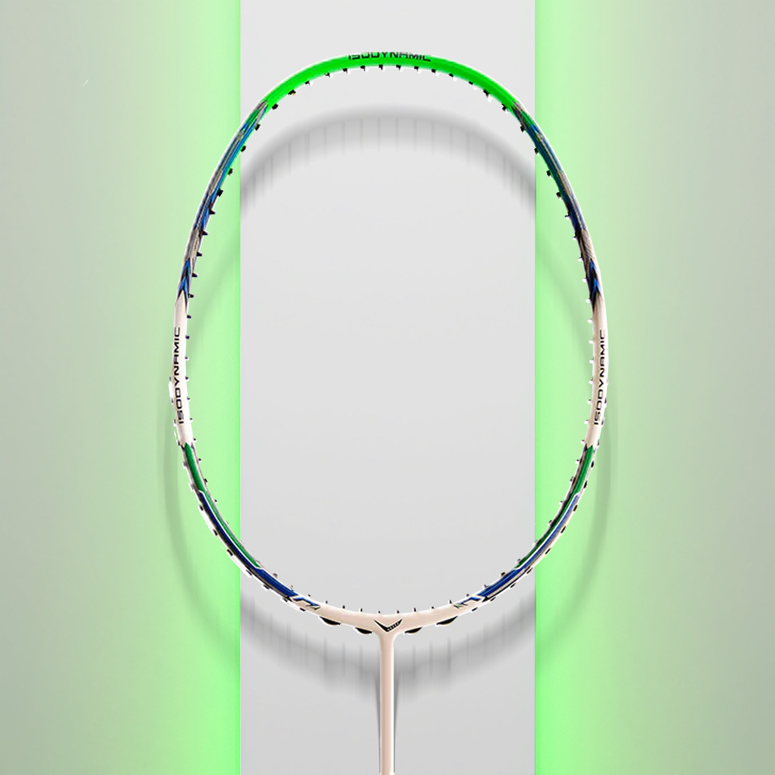 Badminton Racket With Offensive Style-Transform Star 2.0 Badminton Racket - White Green