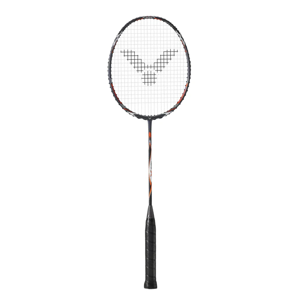 Badminton Racket With Vintage Style-Victor Auraspeed 100X Badminton Racquet Unstrung