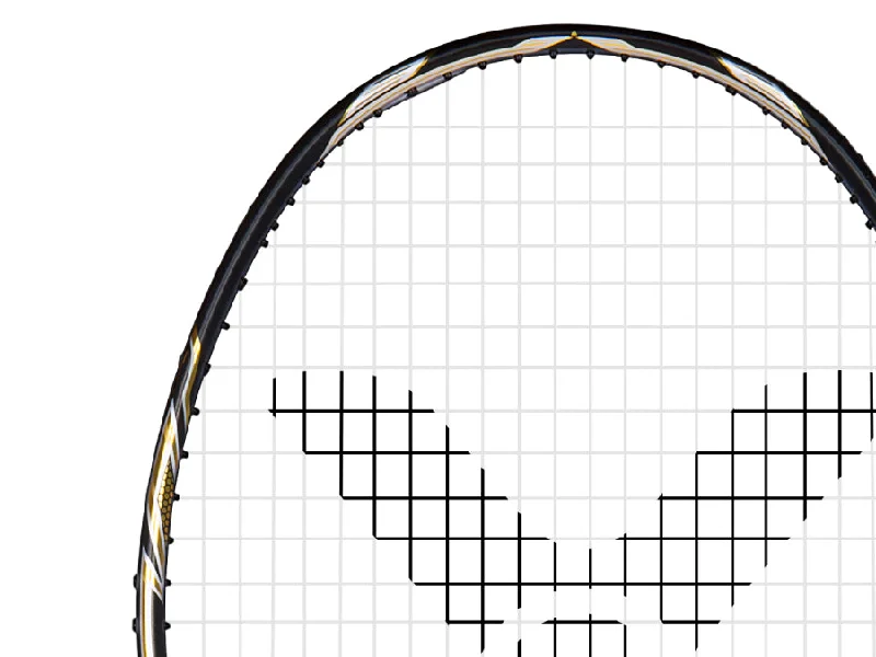 Badminton Racket For Road Trips-Victor Jetspeed S 10 C Badminton Racket [Black]