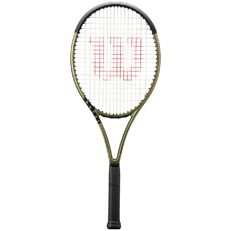 Tennis Racket For Drop Shots-Wilson Blade 100 V8.0 Performance Tennis Racket (Unstrung)