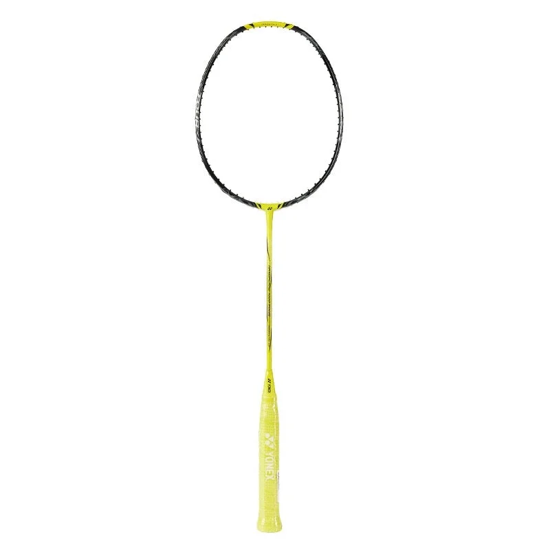 Badminton Racket For Road Trips-YONEX NANOFLARE 1000 TOUR Badminton Racket 4U G5 6G Lightning/Yellow