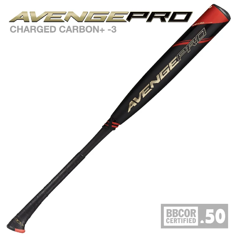 Baseball Bat With Quick Reflexes-2022 Avenge Pro Composite (-3) BBCOR Baseball