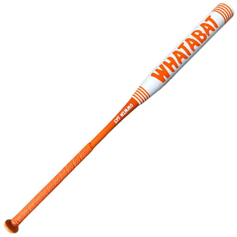 Baseball Bat For Classic Feel-2023 Anarchy WHATABAT USSSA Slowpitch Softball Bat A23UWATA212-3 (White)