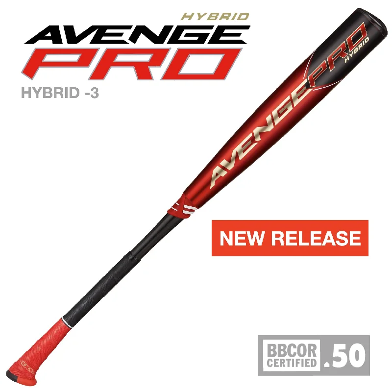 Baseball Bat With Celebration Art-2023 Avenge Pro Hybrid (-3) BBCOR Baseball Bat