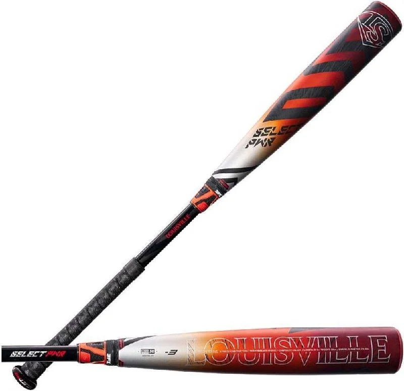 Baseball Bat By Top Brands-Louisville Slugger 2023 Select PWR BBCOR Baseball Bat - Black Orange