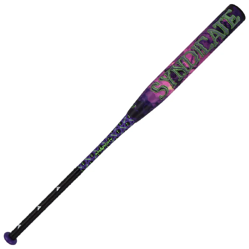 Baseball Bat For Competitive Leagues-2024 Anarchy Syndicate 1/2oz End Load USSSA Slowpitch Softball Bat ASPSYN24U