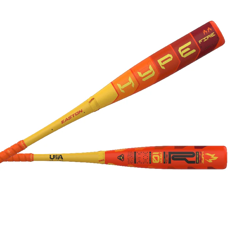 Baseball Bat With Low Swing Weight-2025 EASTON HYPE FIRE -10 USA BASEBALL BAT