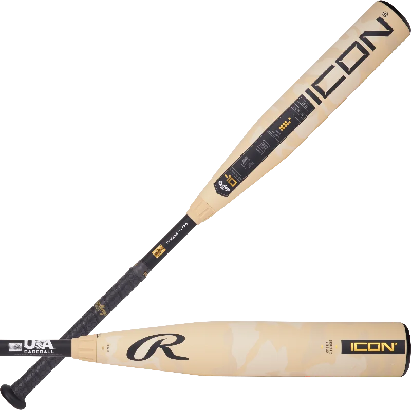 Baseball Bat For Casual Fields-2025 Rawlings Icon -10 USA Baseball Bat