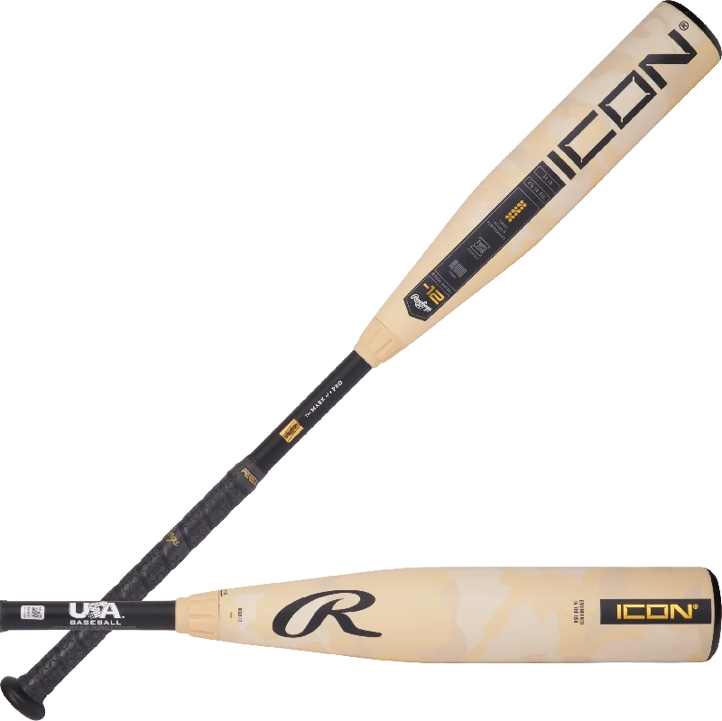 Baseball Bat For Heavy Swings-2025 Rawlings Icon -12 USA Baseball Bat