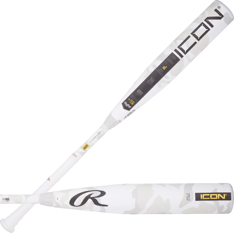 Baseball Bat For Team Practice-2025 RAWLINGS ICON -5 USSSA BASEBALL BAT