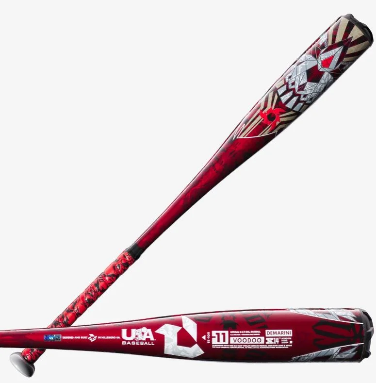 Baseball Bat For Sweat Resistance-Demarini Voodoo One Piece 2-5/8" (-11) Usa Baseball Bat