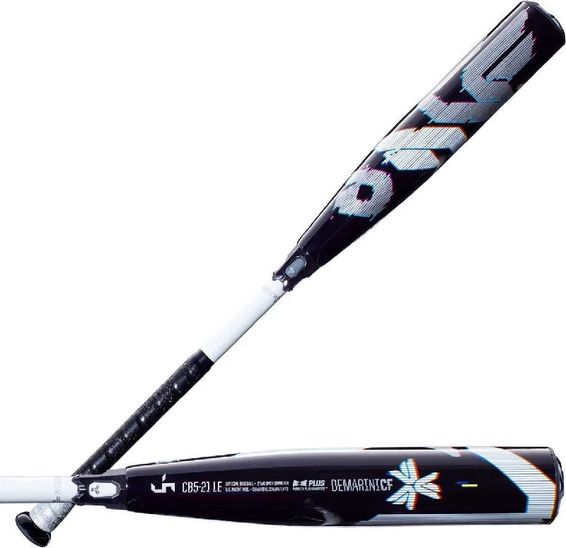 Baseball Bat With Heavy Feel-DeMarini 2021 CF Glitch (-5) USSSA Bat WTDXCB5-GL - Navy Gray