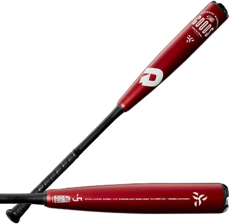 Baseball Bat With Kids’ Size-DeMarini The Goods (-5) USSSA Bat WTDXGB5-21 - Black Red Gold