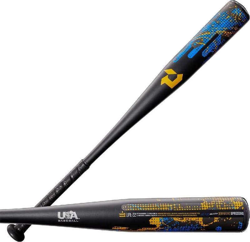 Baseball Bat With Pop-Up Ease-DeMarini l Uprising (-11) USA Approved Bat - Dark Gray Orange