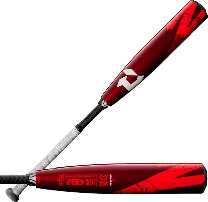 Baseball Bat For Family Fun-DeMarini 2024 ZOA (-10) USSSA Bat WBD2466010 - Gray Red