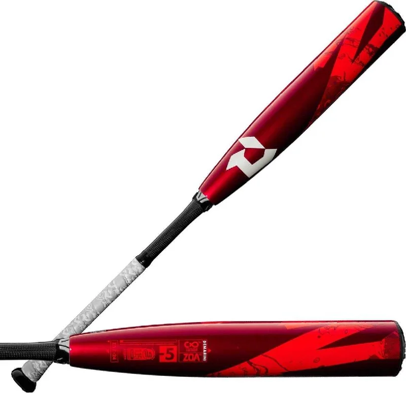 Baseball Bat For Night Games-DeMarini 2024 ZOA (-5) USSSA Bat WBD2468010 - Gray Red