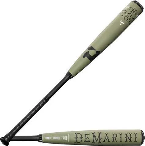 Baseball Bat For Quick Hits-DeMarini 2025 The Goods (-3) BBCOR Bat WBD2528010 - Black Gray