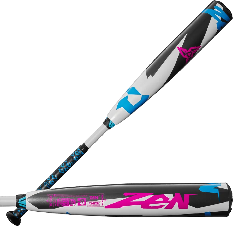 Baseball Bat For Veteran Swings-DeMarini 2025 Zen (-8) USSSA Bat WBD2533010 - Black White