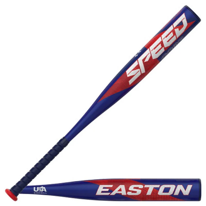 Baseball Bat With Large Barrel-Easton 2024 Speed Comp (-10) 2 5/8" USA Approved Bat - Navy Red