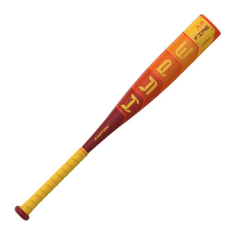 Baseball Bat For Team Spirit-Easton 2025 Hype Fire (-10) USSSA Baseball Bat EUT5HYP10 - Yellow Orange