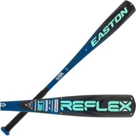 Baseball Bat For Instagram Pics-Easton 2025 Reflex (-12) USA Approved Bat EUS5REF12 - Navy Mint