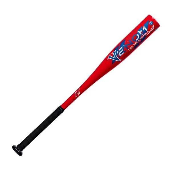 Baseball Bat With Control Focus-Franklin Venom 1300 (-13) USA Approved 2 1/4" Tee Ball Bat - Red