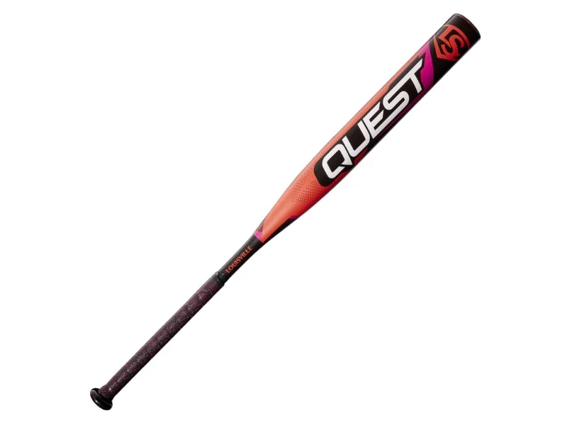 Baseball Bat With Spring Colors-Louisville 2022 Quest (-12) Fastpitch Bat